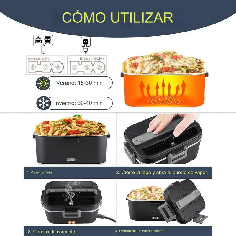 LONCHERA ELÉCTRICA SA ®️ PREMIUM 🍱💪 + 2 REGALOS + ENVÍO GRATIS🎁😍  (¡SOLO HOY!)