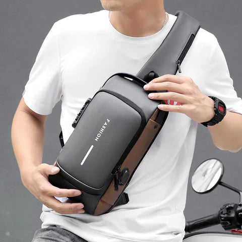 Mochila Antirrobo FX®️ Con Cerradura + Impermeable 😮🔥