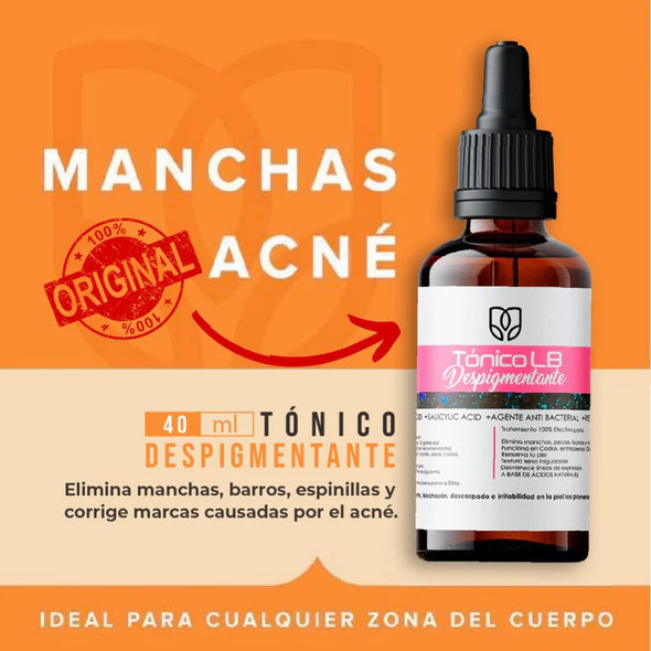 Tónico LB Despigmentante (Adiós Manchas y Acné)