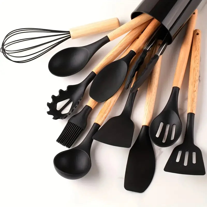 Utensilios Cocina Silicona Set por 12uds 👩‍🍳