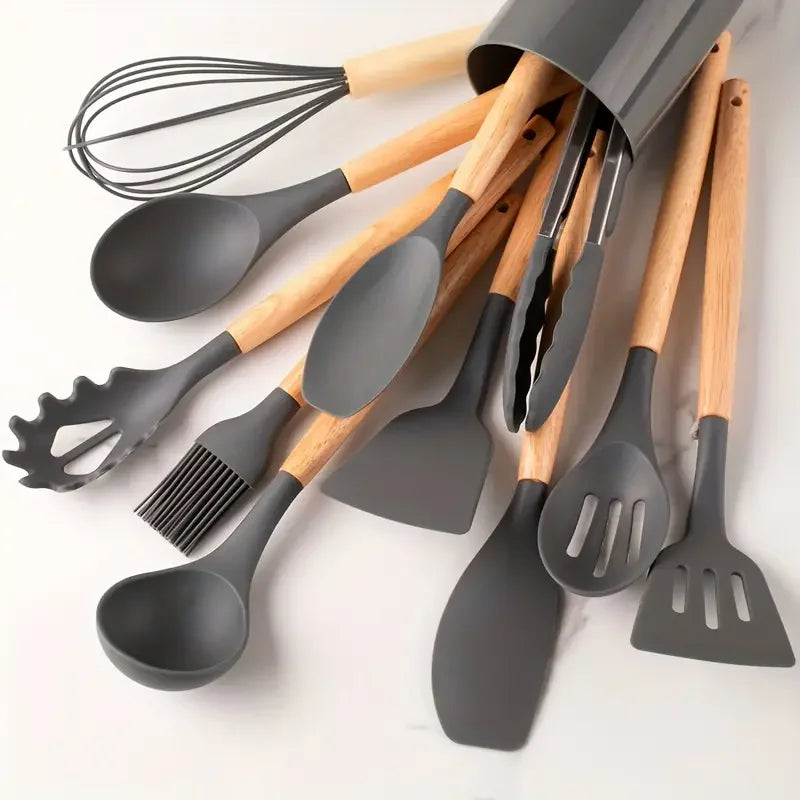 Utensilios Cocina Silicona Set por 12uds 👩‍🍳