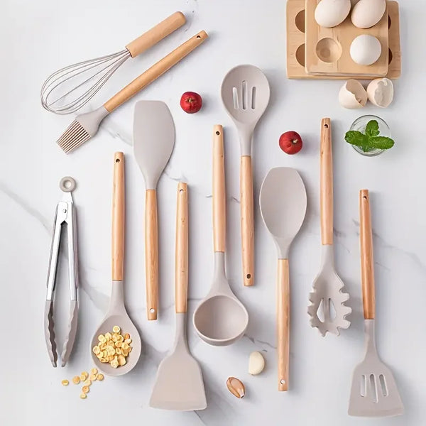 Utensilios Cocina Silicona Set por 12uds 👩‍🍳