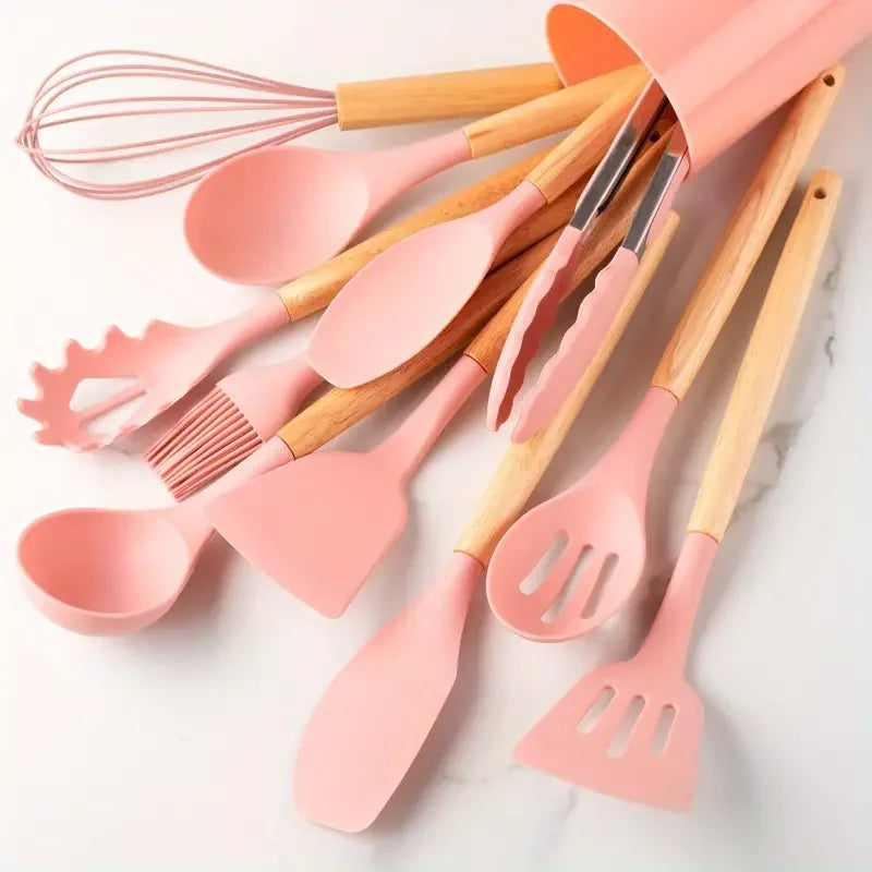 Utensilios Cocina Silicona Set por 12uds 👩‍🍳