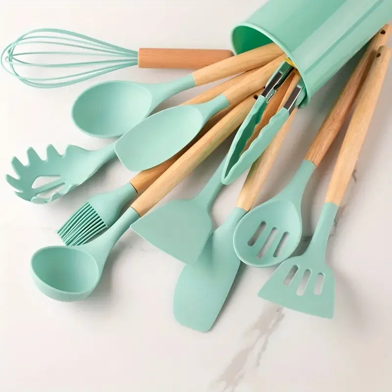 Utensilios Cocina Silicona Set por 12uds 👩‍🍳